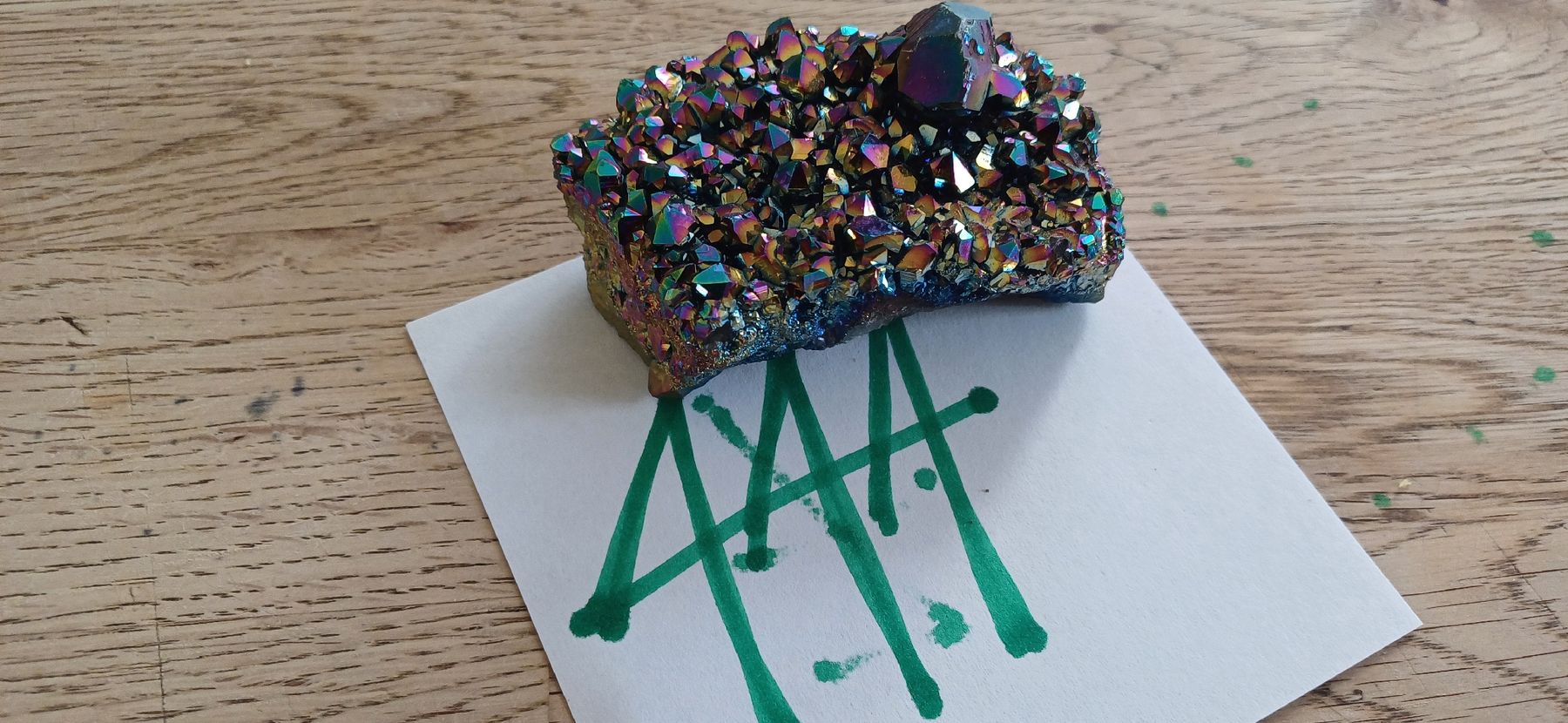 Pietre preziose: Aura Amenthist Cluster Regenbogen – Usato da Flawil venduto da Naphtali 4