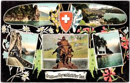 Gruss vom VIERWALDSTÄTTER SEE ca. 1915 (LU/SZ)