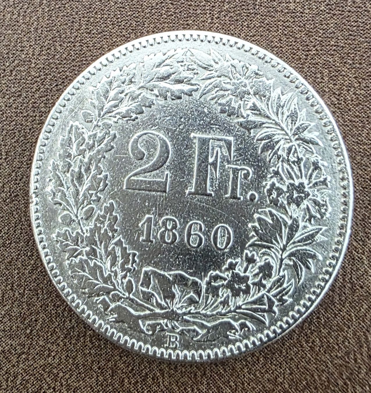 Tutti le monete: 2 Fr. 1860 - super erhaltung – Usato da Niederuzwil venduto da 262305 5