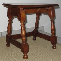 kleiner Beistelltisch 45cm x 26cm, Höhe 43cm, Massivholz