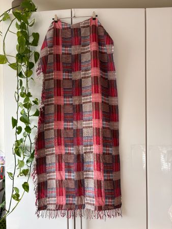 ZARA grosser karierter Schal/Tuch