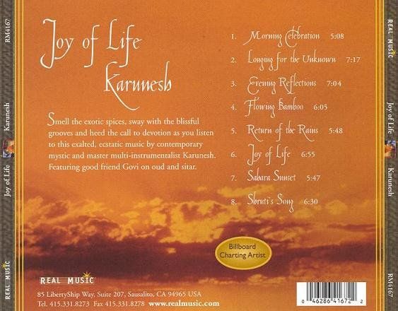 CD: CD KARUNESH - AMBIENT - ELECTRONIC – Usato da PORRENTRTUY venduto da RABAIS_SPORT 1