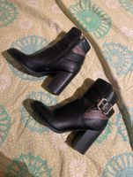Bottines noires Guess à talons, taille 37, parfaites!