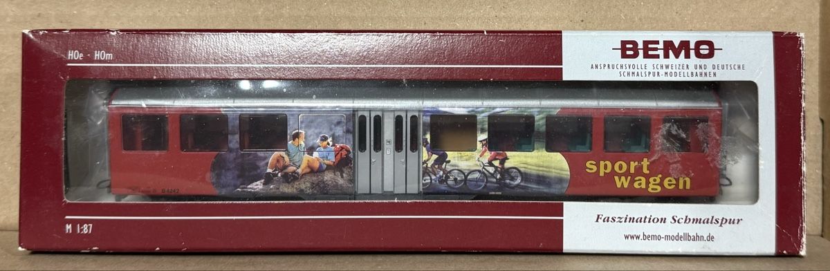 Bemo Modellini di ferrovie: Bemo FO Sportwagen – Usato da Thusis venduto da Jasmin1991995