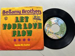BELLAMY BROTHERS tolle Single 70's Country Let your love flo