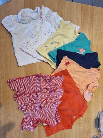 Baby TshirtsGrösse 62/68 Mädchen 8 Stücke gebraucht