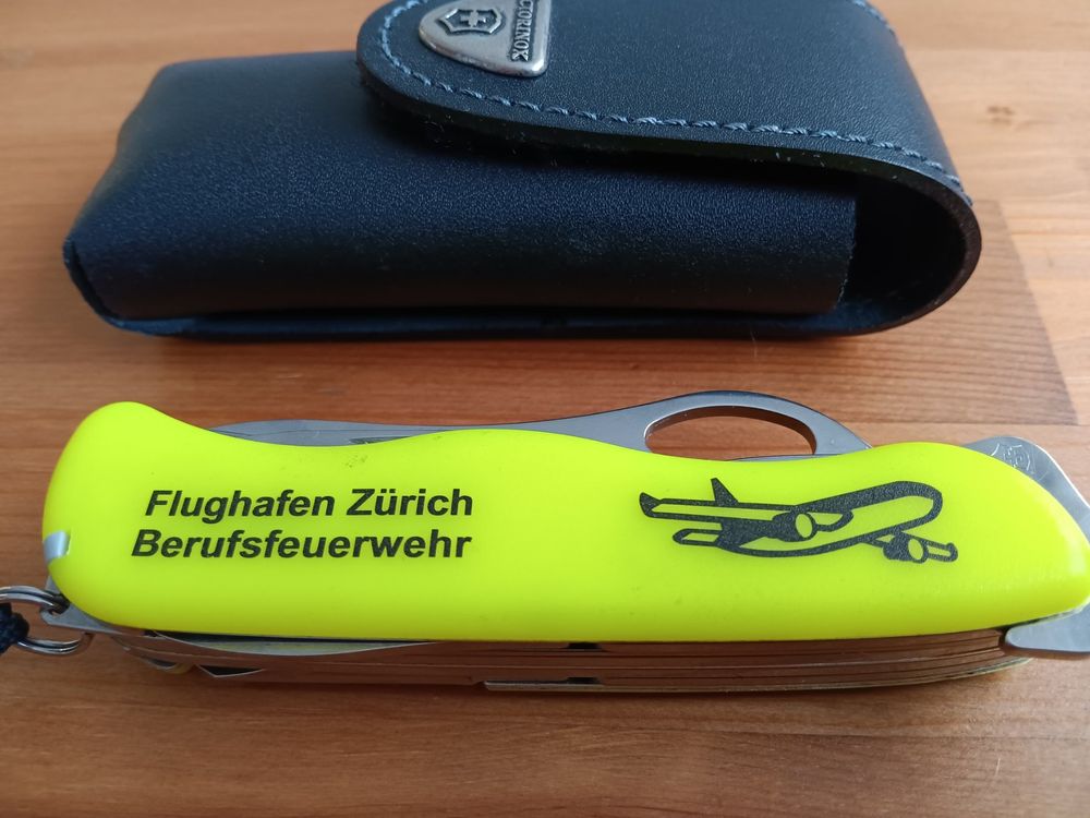 Sammlermesser Victorinox Berufsfeuerwehr Flughafen Zürich Kaufen auf