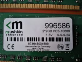 Mushkin Essentials DIMM Kit 4GB