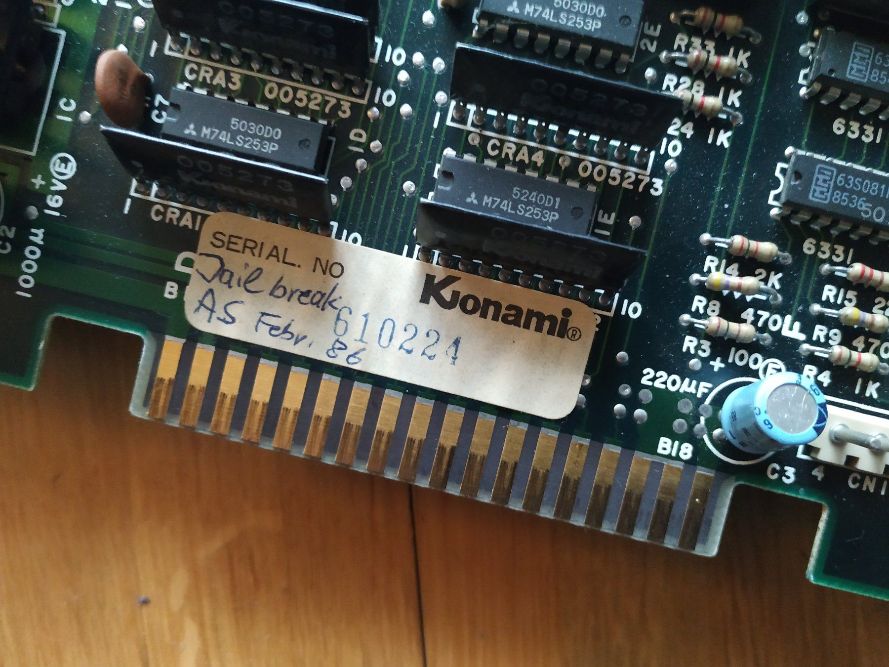 Giochi: Jail Break (Konami) - Arcade PCB – Usato da Ostermundigen venduto da rotronic35 2