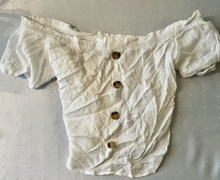 Weisses luftiges Sommertop Gr. XS Divided