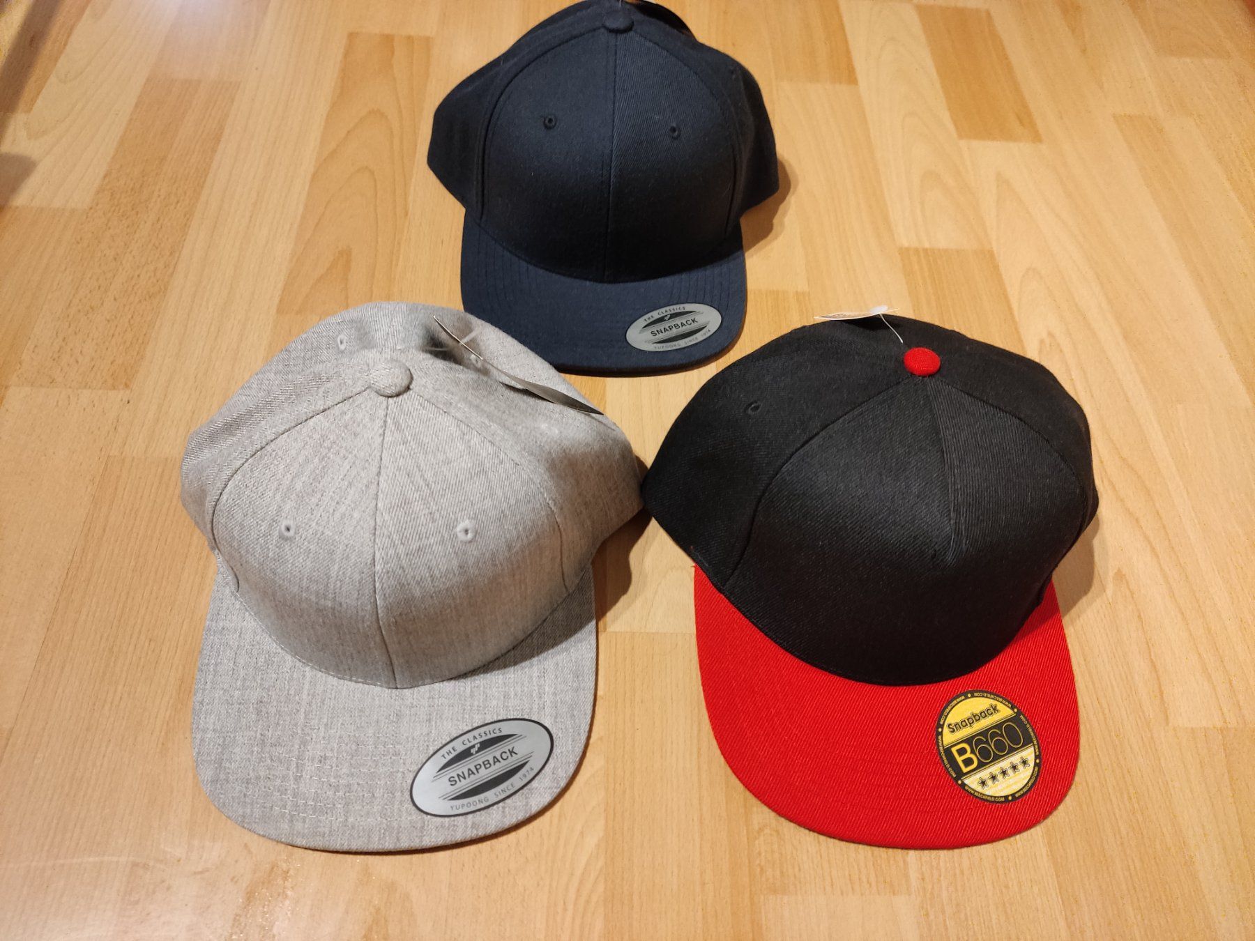 Altro in  Abbigliamento & Accessori: Snapback Basecap Kappe Classic 3 Stück 3 Farben NEU – Nuovo e nell'imballaggio originale da Rorschach venduto da Mr_fairprice 1
