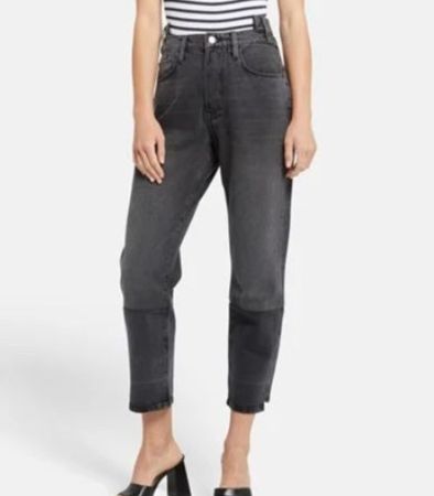 FRAME Jeans Le Original Gr. 26 Schwarz Grau