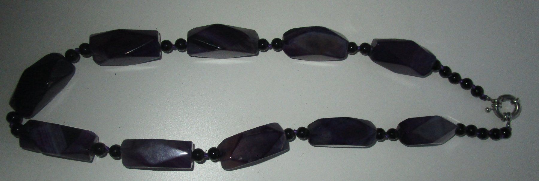 Ketten: wunderschöne violette Steinkette – Gebraucht aus Wädenswil von Freizeitspass11 3