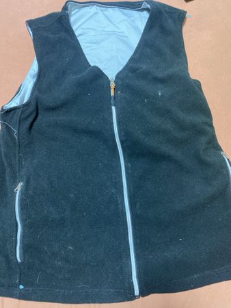 Schwarze Fleeceweste, Grösse xxl ideal für den Winter!