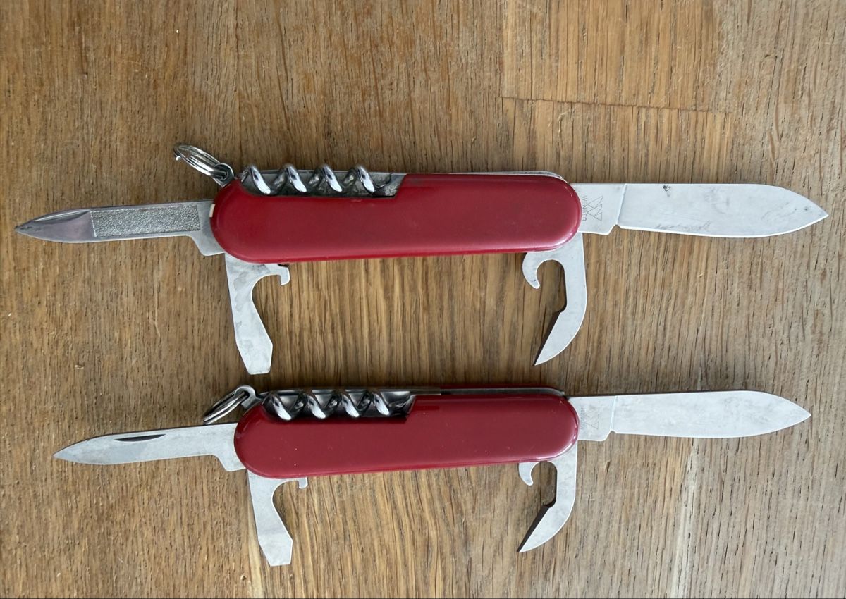 Wenger Coltelli tascabile: 2 alte Wenger Taschenmesser Sackmesser – Usato da Goldach venduto da Messerguru 5