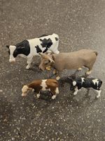 Schleich Kuh Set 4 Figuren guter Zustand