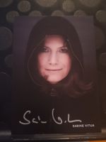 Sabine Vitua - handsignierte Autogrammkarte