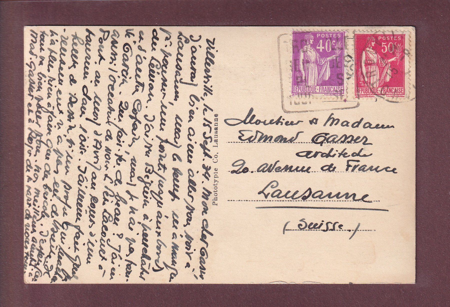 Cartoline postali: NEUCHÂTEL - Place des Halles - Puits - 1934 – Usato da Pully venduto da nicecards 1