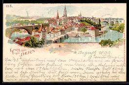 Litho Bern, Ortsansicht, Teilansicht
