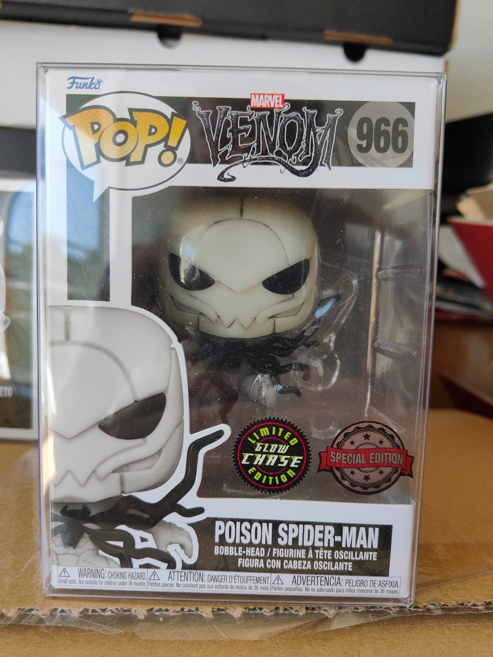 Funko Statuette: Funko Pop! - Poison Spider-Man - Glow Chase - SE #966 – Usato da Benken SG venduto da beasty91