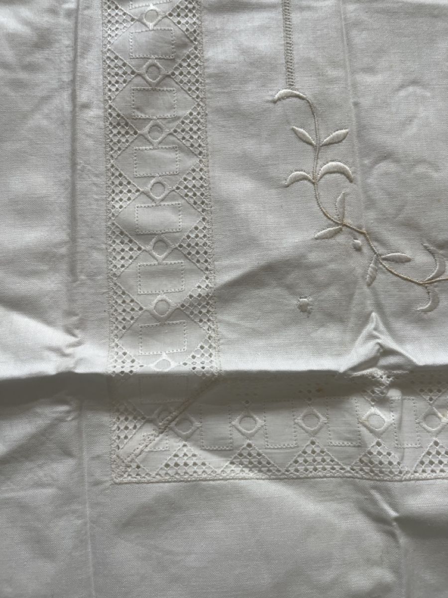 Biancheria da letto: 2x Antik Baumwolle Kopfkissen – Usato da Brienz BE venduto da hey_z9vg 1