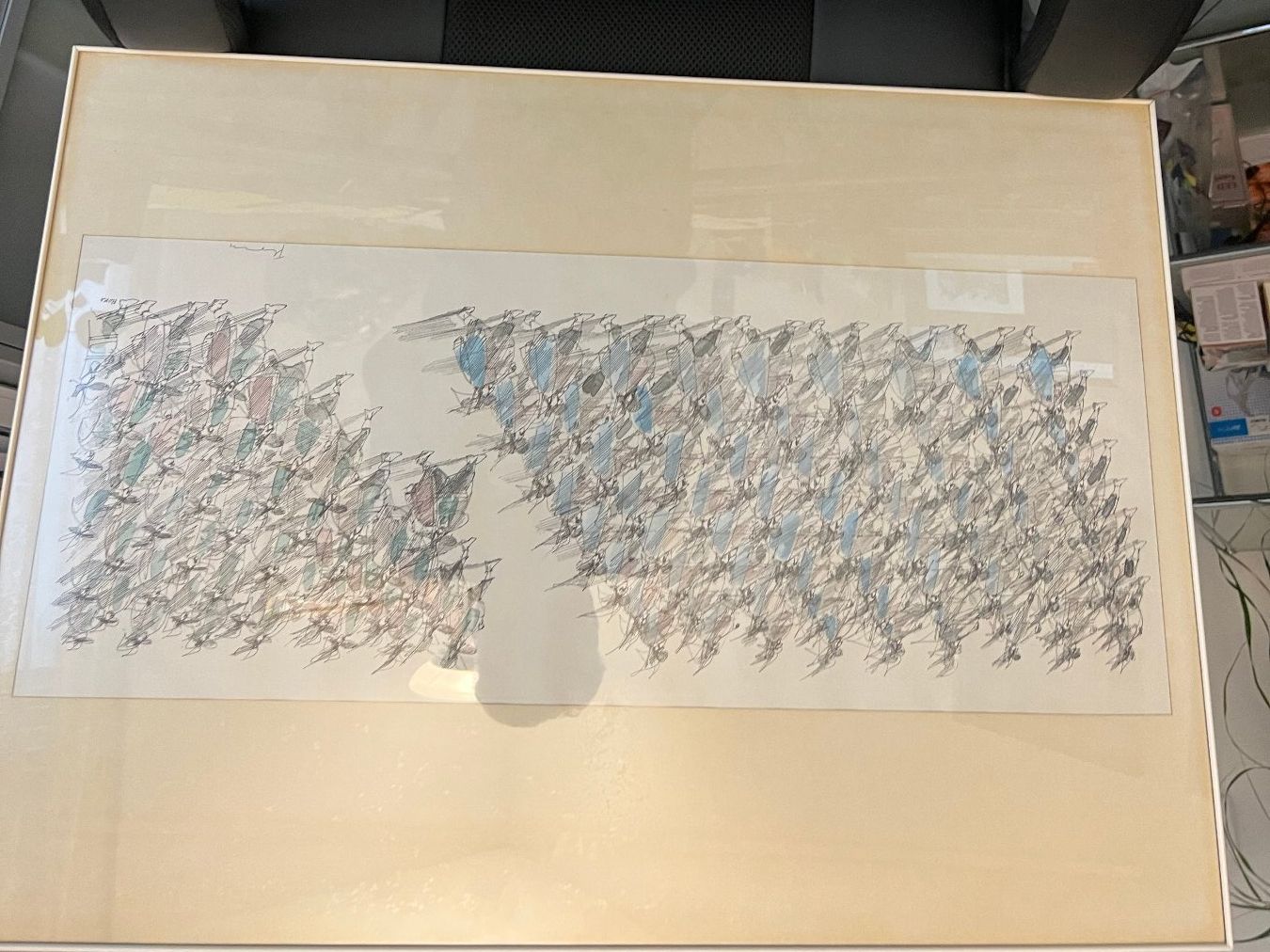 Gemälde: Original Flora  Radierung  mit Rahmen, signiert – Gebraucht aus Zuerich von Daniel020