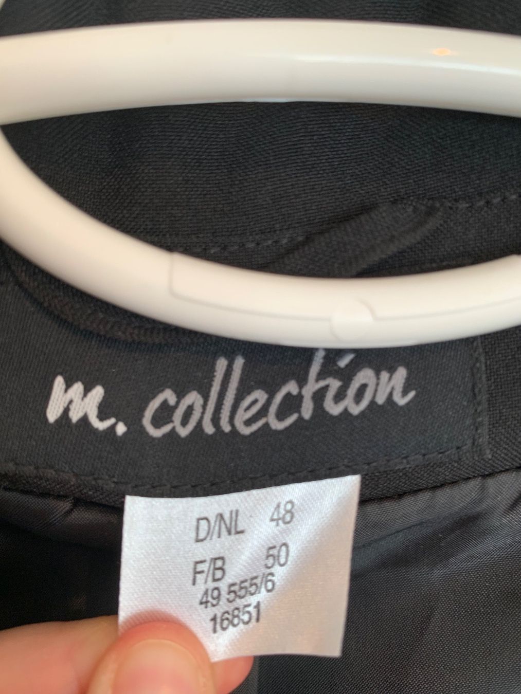 Giacche: m.collection Blazer Jacke schwarz Gr. XL – Usato da Fislisbach venduto da KolibriSecondhand 2