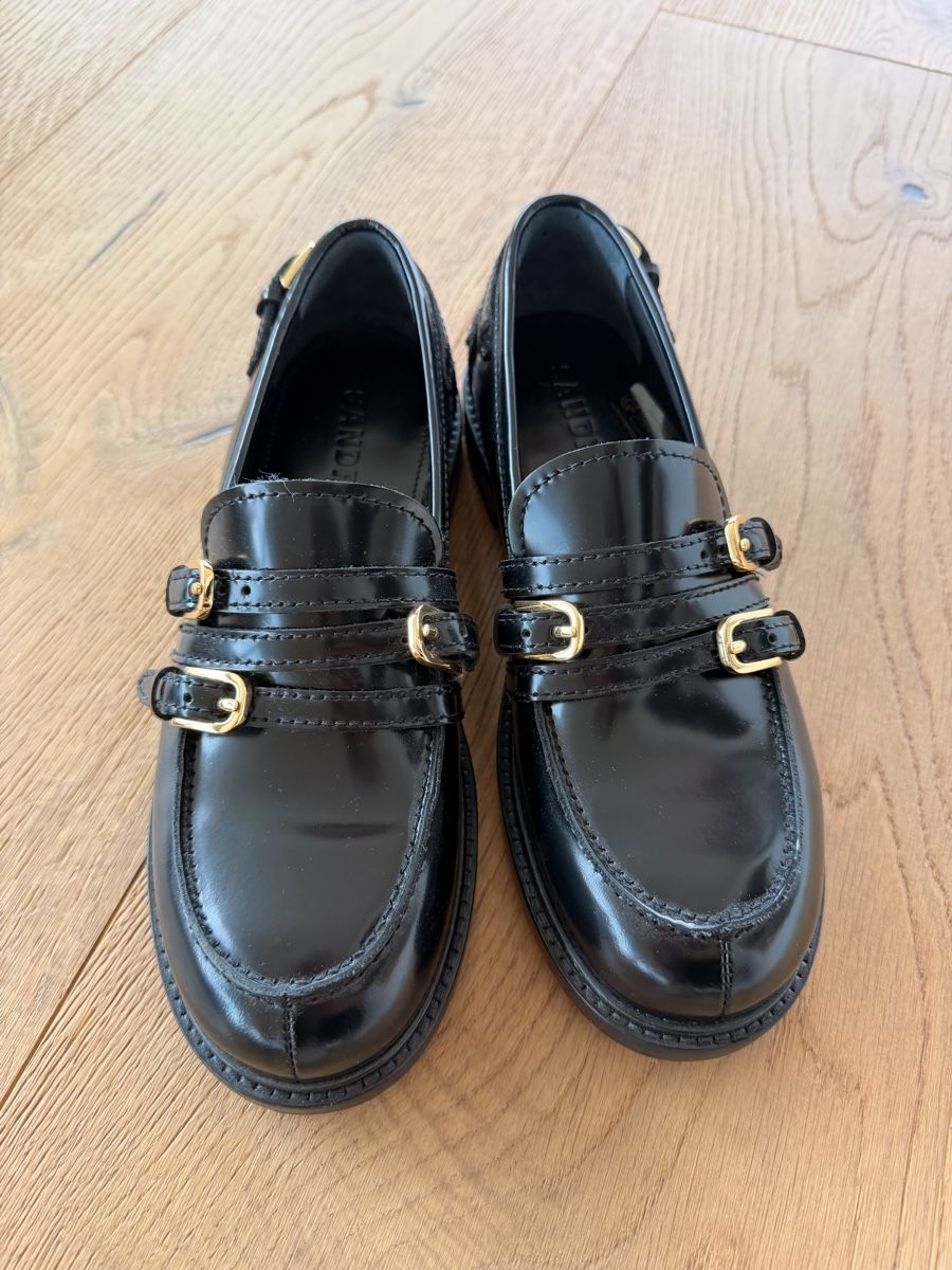 Sandro Scarpe da donna: Sandro Leder Loafer aus Glattleder Gr. 38 – Nuovo (secondo la descrizione) da Altendorf venduto da PiaLang 1