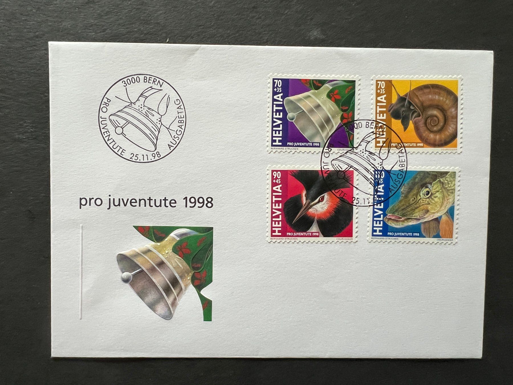 Alle Briefmarken: Pro Juventute FDC 1998 (M232) – Gebraucht aus Hinwil von Sidi4