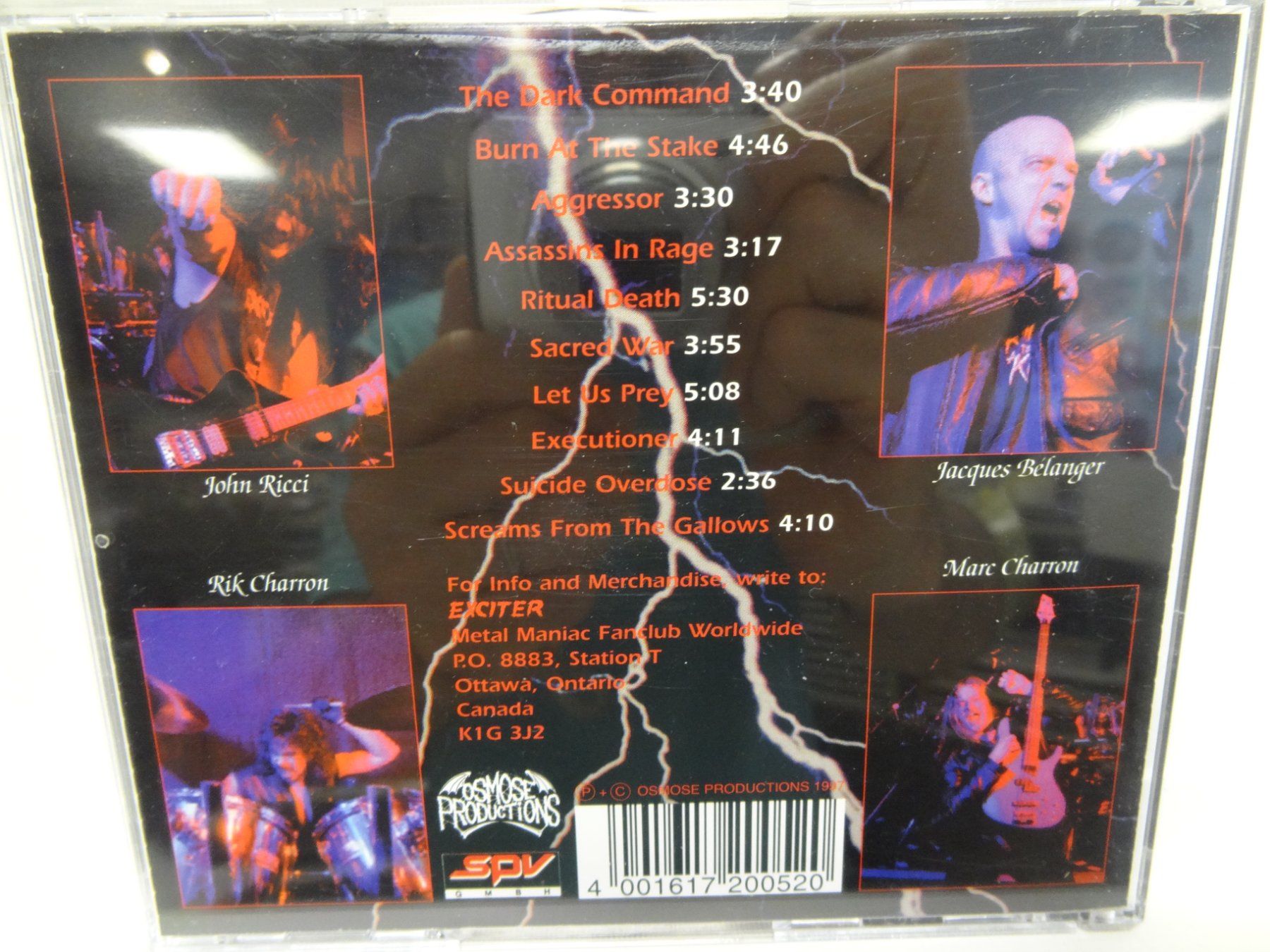 CDs: Exciter - The Dark Command CD - Thrash Metal Klassiker! – Gebraucht aus luzern von musicandart 1