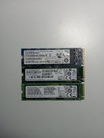3x SSD 256GB M.2 SATA (SanDisk, Samsung)