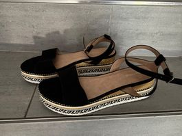 Anna Field Sommer Sandale schwarz - Grösse 40