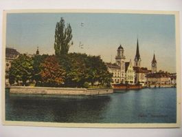 AK  Zürich mit Bauschänzli