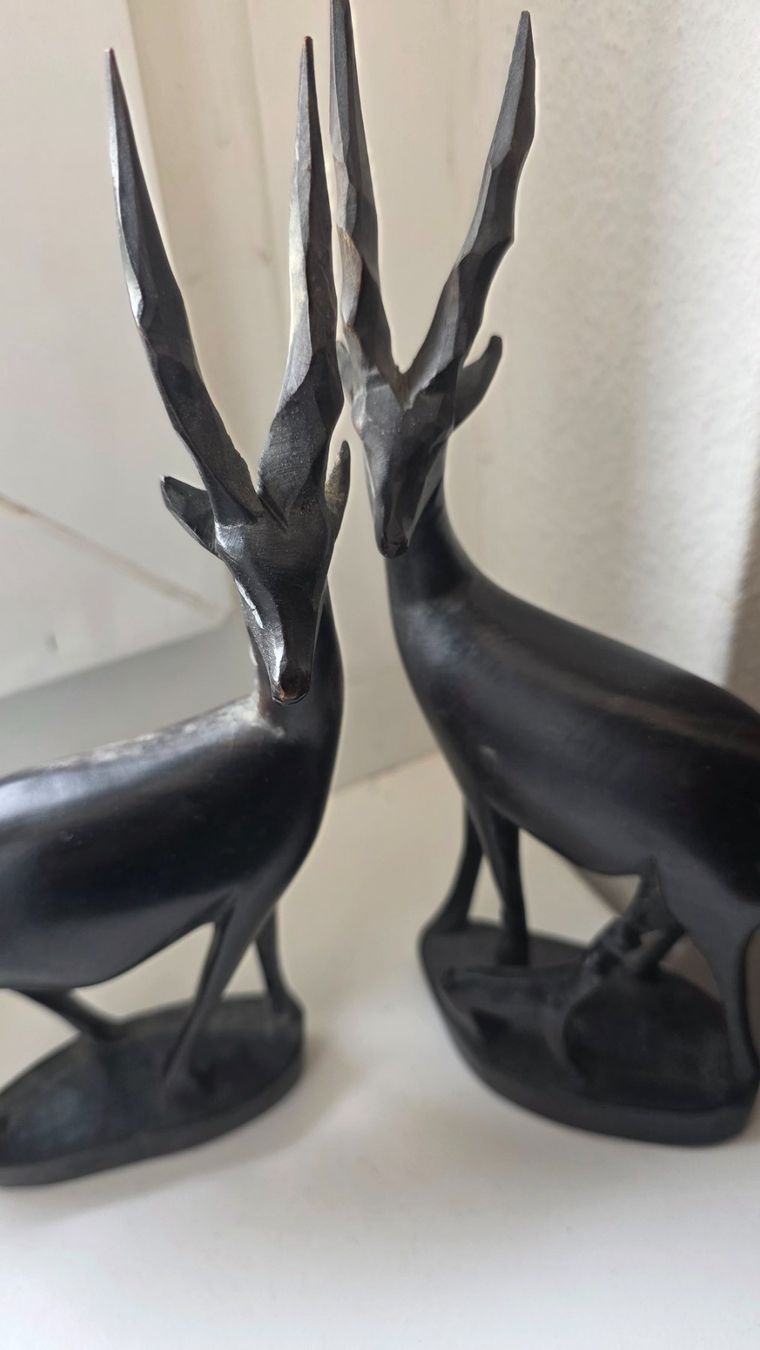 Statuette: Antilope Familie – Usato da Wittenbach venduto da rose_rosi 1