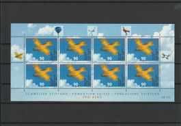 Kleinbogen Aero-Club 1901-2001, postfrisch, Kat. 32.- Fr.