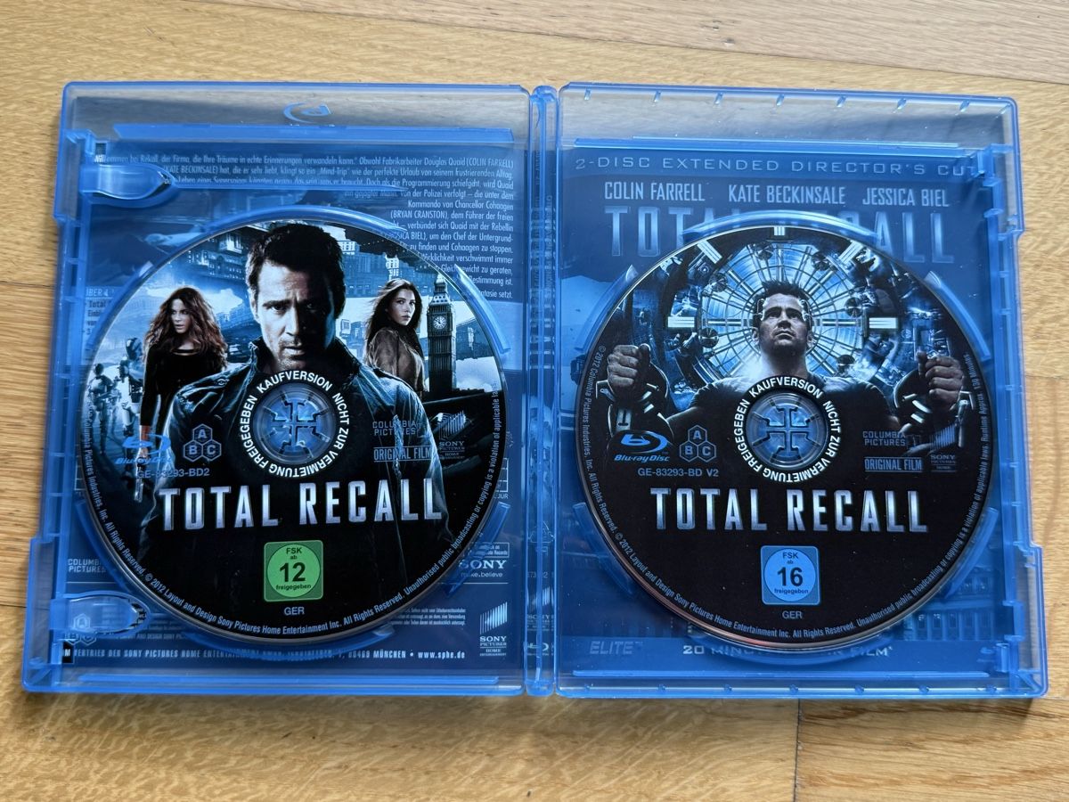 Alle DVDs: Total Recall - 2-Disc Blu-ray Extended Director's Cut – Gebraucht aus Kölliken von nerdorado 2