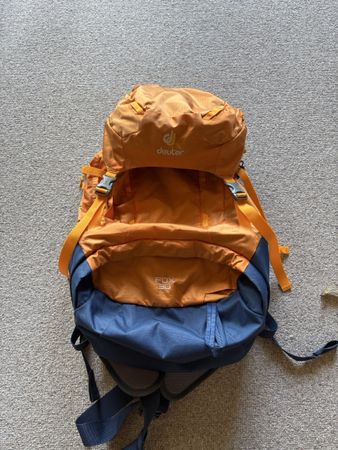 Deuter Fox 30 Wanderrucksack, Neu, Orange/Blau