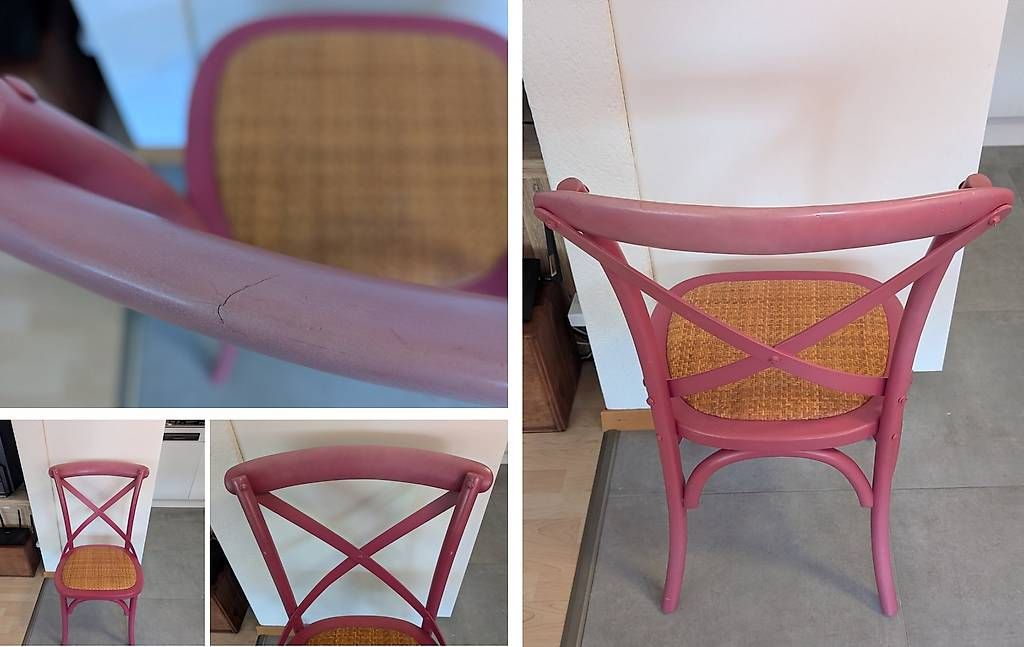 Stühle: 4er-Set Crossback-Stühle / Bistrostühle – Gebraucht aus Münchenbuchsee von craziijH__ 1