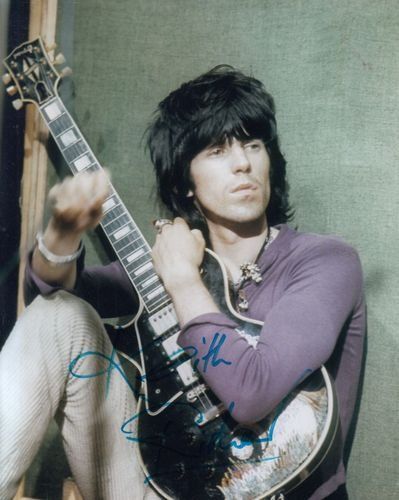 Keith Richards (Rolling Stones) - orig. sign. Grossfoto (Gebraucht) in ...