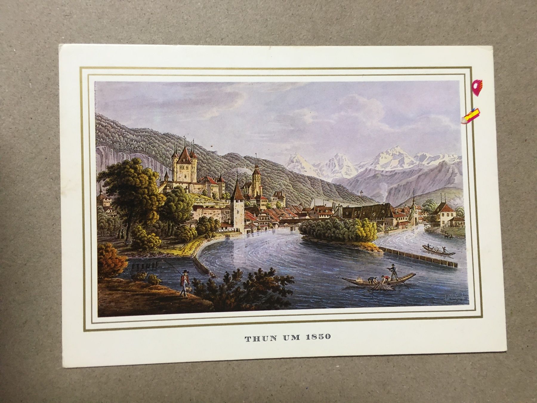 Ansichtskarten: AK Kunst Thun um 1850 – Gebraucht aus Küttigen von Melisch1000