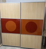 Schiebetürenschrank Holzoptik 