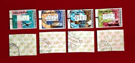ATM LOT MIT SATZ 15 STEMPEL LAUSANNE STEINHAUSEN ST GALLEN