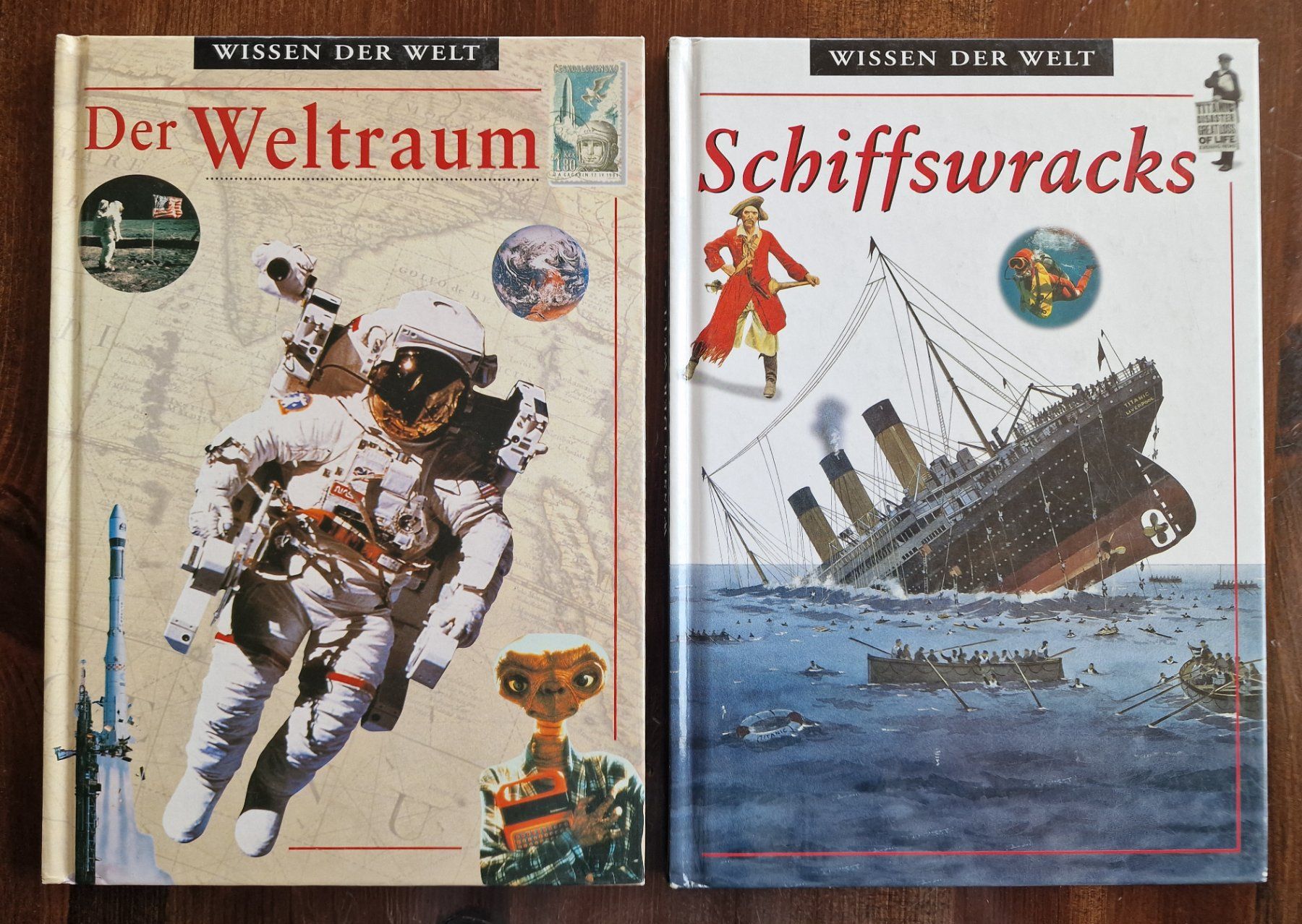 Libri: Der Weltraum   &   Schiffswracks – Usato da Röthenbach i. E. venduto da Heureka5