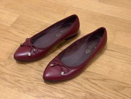 Dorado Ballerinas Bordeaux Grösse 36 neuwertig