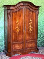 Barock Schrank Empire Dielenschrank Biedermeier Intarsien