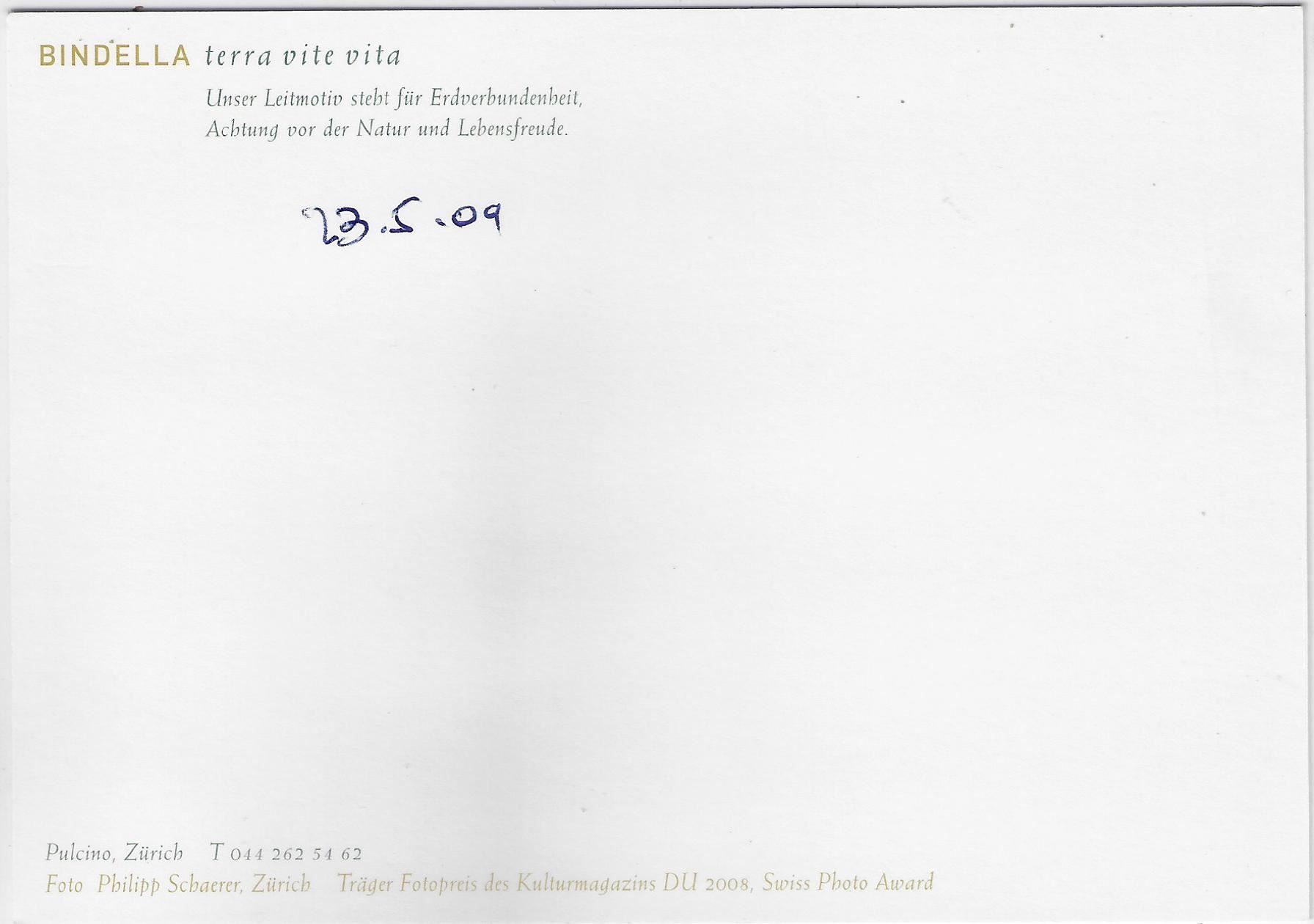 Cartoline postali: Bindella Pulcino - Zürich – Usato da Ettingen venduto da Kartenplanet 1
