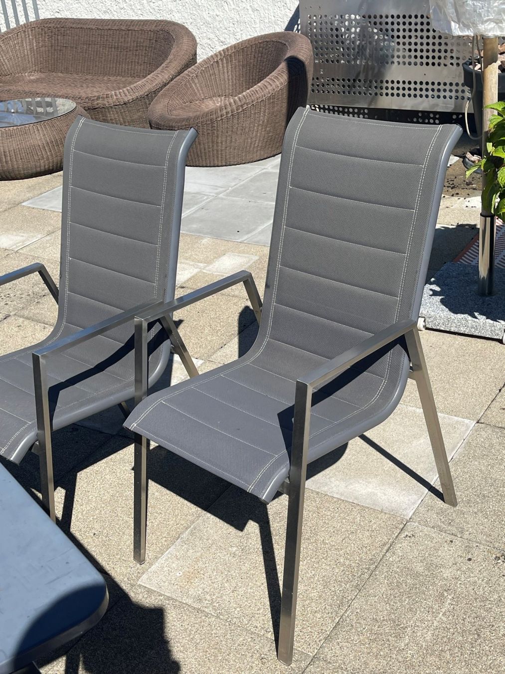 Set di tavolo e panche: Alinea - Design - Gartentisch inklusive 6 Stühle – Usato da Basel venduto da luci1961 2