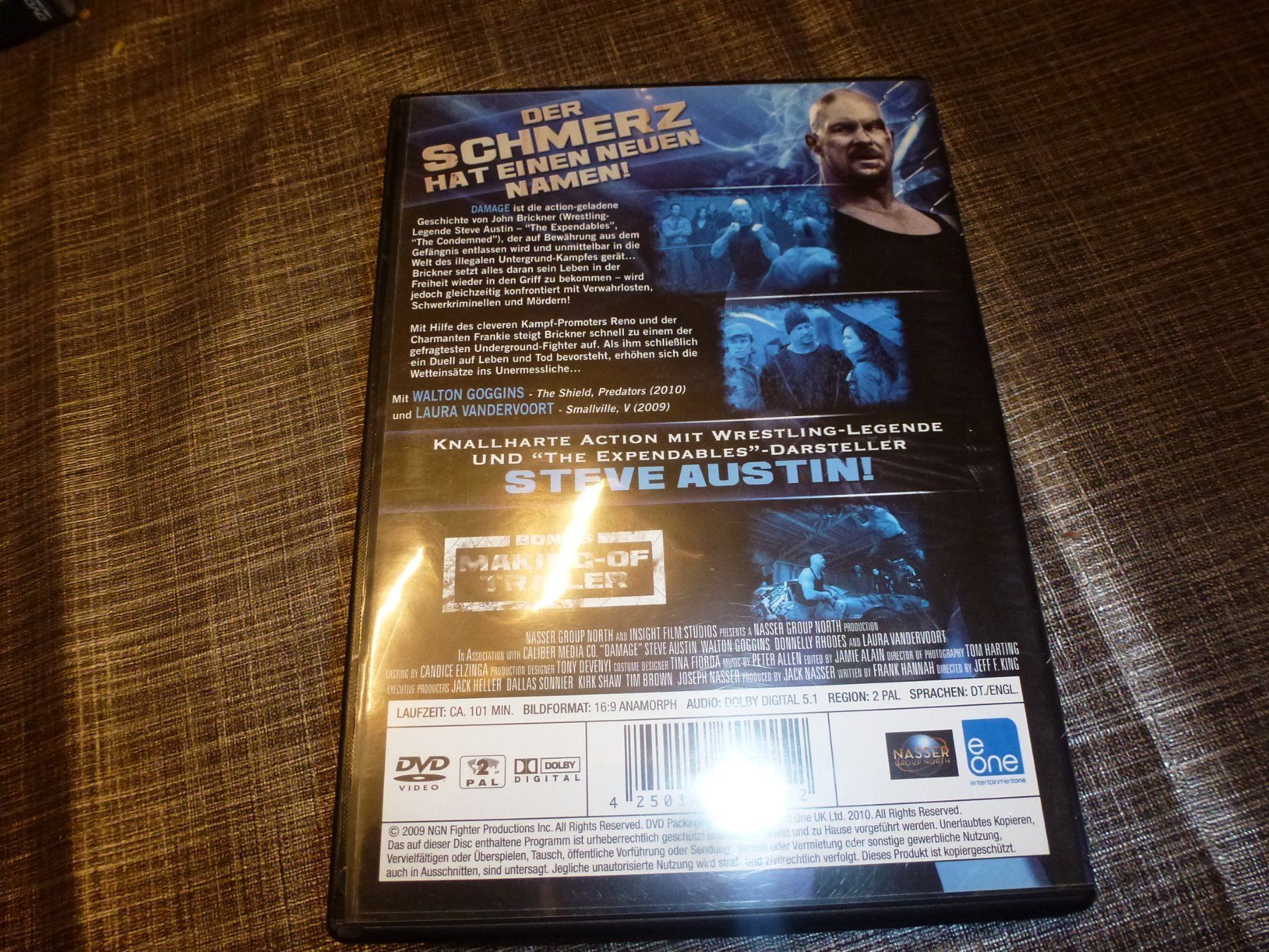 Tutti i DVDs: Damage (Steve Austin) (DVD) – Usato da Olten venduto da Disc-Verkauf 2