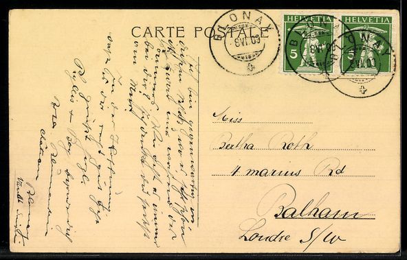 Ansichtskarten: AK Blonay, Château de Blonay – Gebraucht aus Berlin von bartko-reher 1