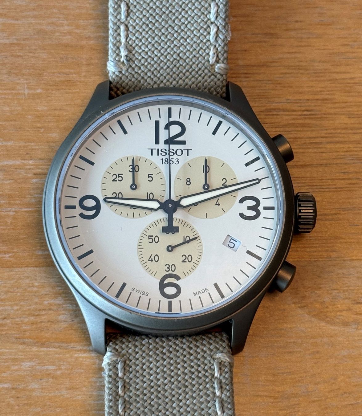 Tissot Orologi: Tissot Chrono XL beige/beige – Usato da Zollikon venduto da Mary_80 3